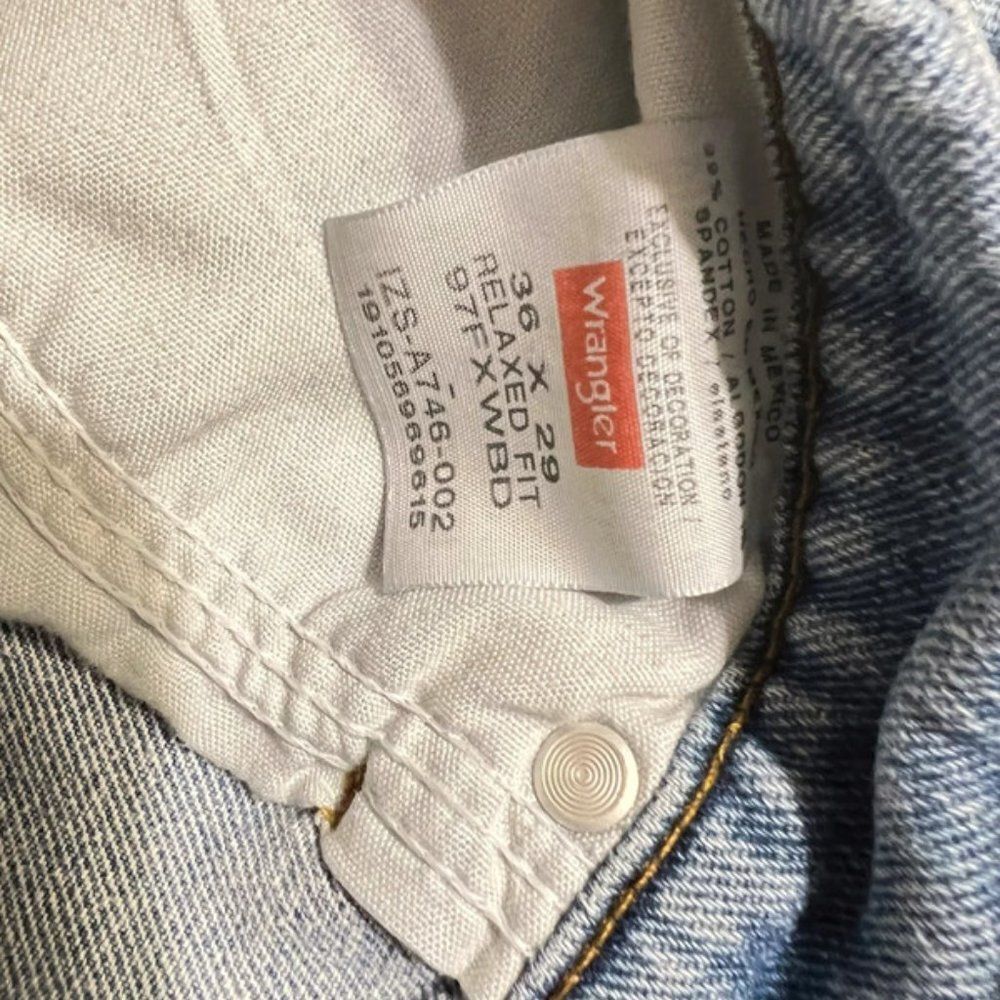 Wrangler men's jeans size 36X29 - Picture 4 of 4